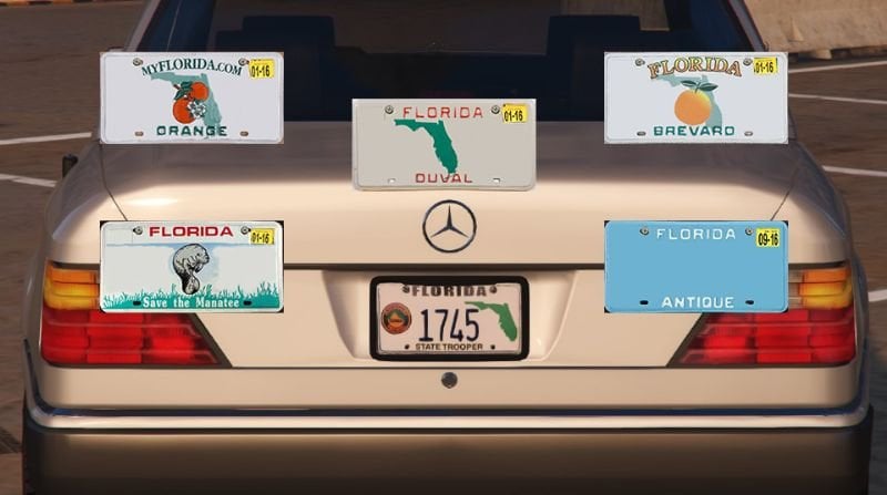 Bb06f0 florida license plate pack